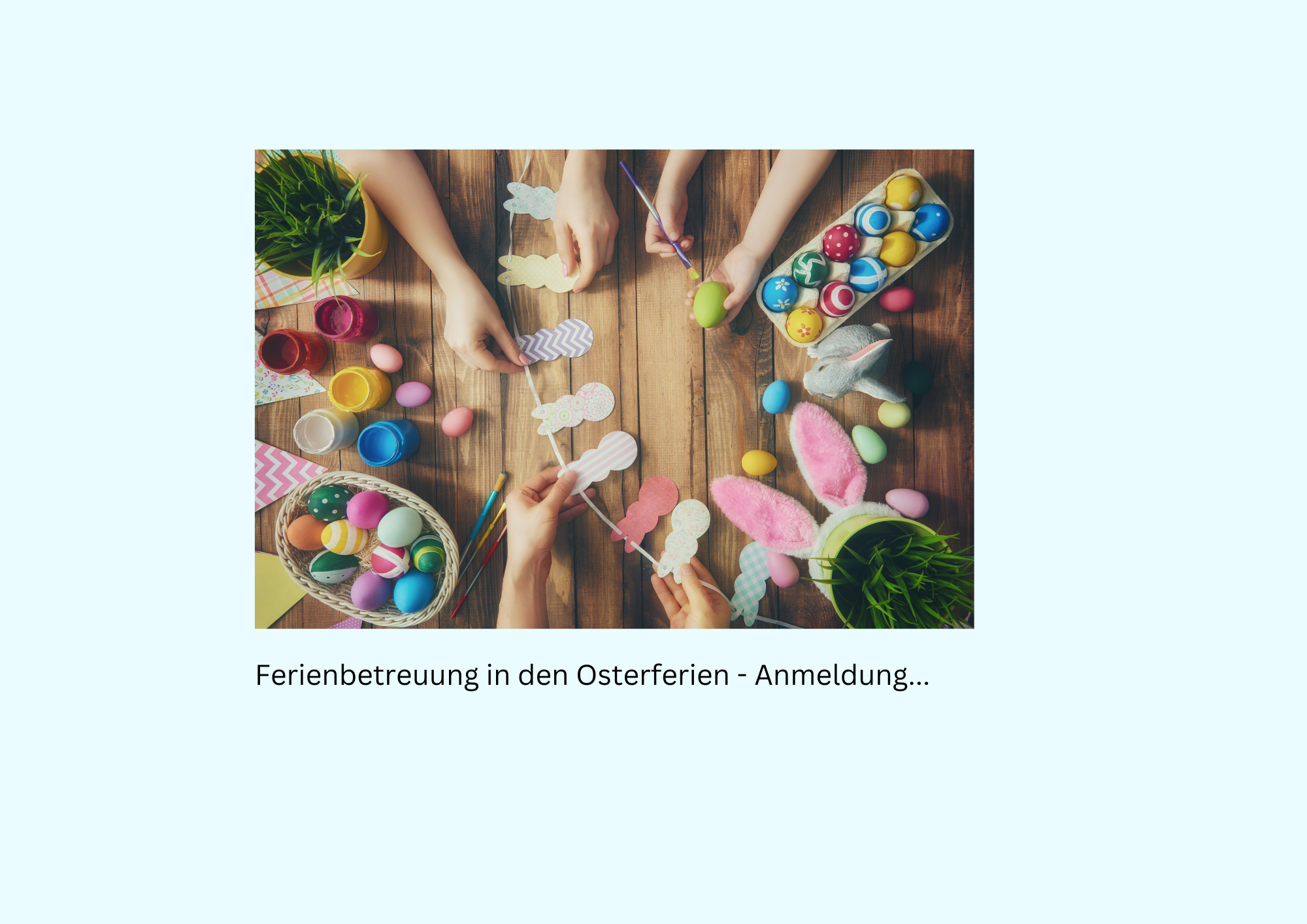 Ferienbetreuung in den Osterferien